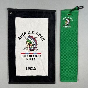 2018 US Open Shinnecock Hills Towel Set USGA Official‎ Golf Memorabilia Golfing